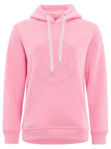 Zwillingsherz Hoodie "Happy and Beautiful" in Rosa