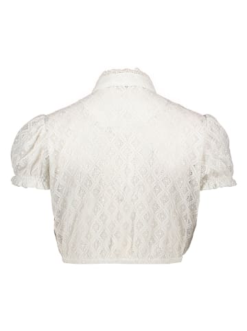 Almsach Dirndlbluse in Weiß