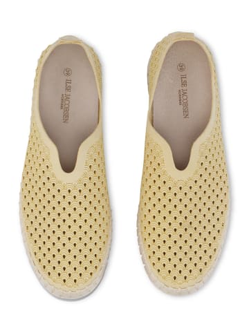 Ilse Jacobsen Leder-Slipper in Gelb