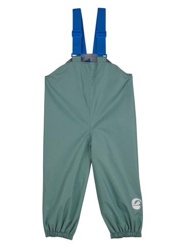 finkid Spodnie przeciwdeszczowe "Pulea" w kolorze zielonym