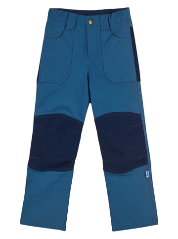 finkid Spodnie Zipp-Off "Kalle" w kolorze niebieskim