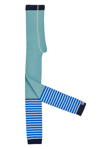 finkid Legging "Putki" blauw/groen