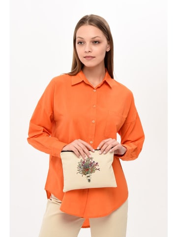 MORI Kosmetiktasche in Beige - (B)25 x (H)18 cm