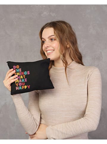 MORI Kosmetiktasche in Schwarz - (B)25 x (H)18 cm