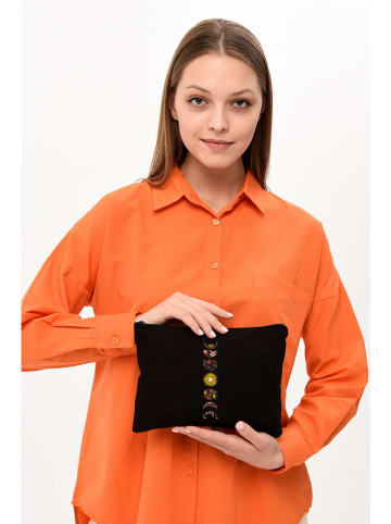 BAGmori Kosmetiktasche in Schwarz - (B)25 x (H)18 cm