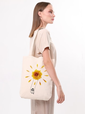 MORI Schoudertas crème - (B)35 x (H)40 x (D)8 cm