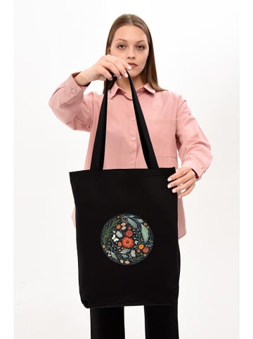 MORI Schultertasche in Schwarz - (B)35 x (H)40 x (T)8 cm