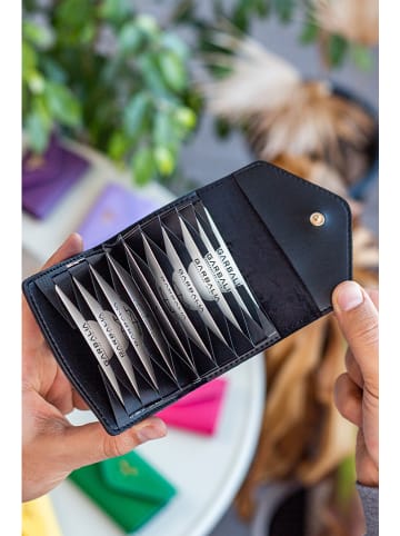 MORI Kartenetui in Schwarz - (B)10 x (H)7 x (T)2 cm