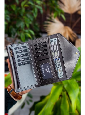 MORI Geldbörse in Anthrazit - (B)20 x (H)10 x (T)3 cm