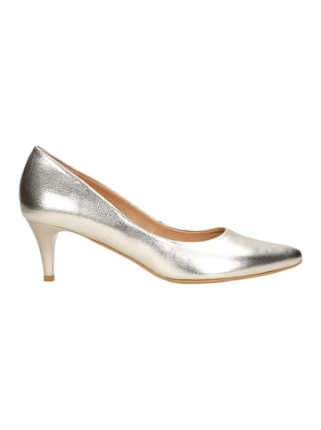 Wojas Leder-Pumps in Gold