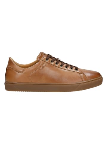 Wojas Leder-Sneakers in Hellbraun