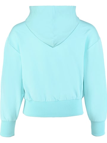 Blue Effect Hoodie turquoise