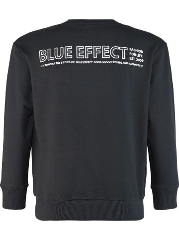 Blue Effect Sweatshirt in Schwarz