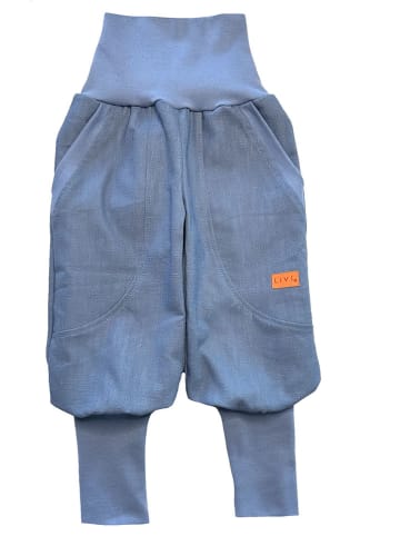 LiVi Streetjogger "Leinen Jeansblue" in Blau