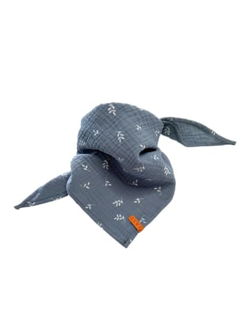 LiVi Mousseline sjaal "Graublau Zweig" donkerblauw