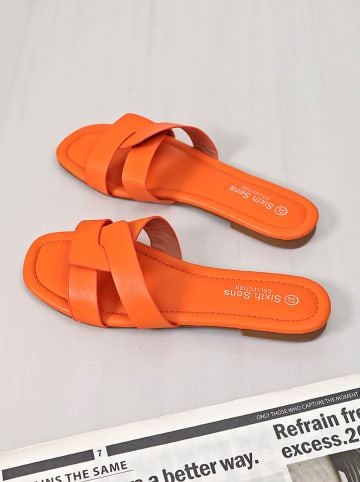 Sixth Sens Slippers oranje