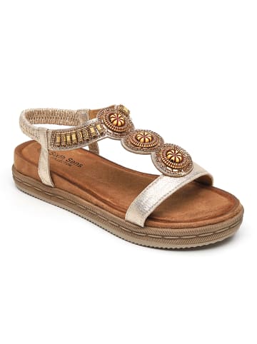 Sixth Sens Sandalen roségoudkleurig