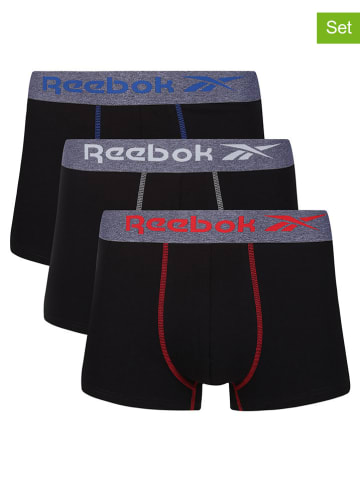 Reebok 3-delige set: boxershorts "Stott" zwart