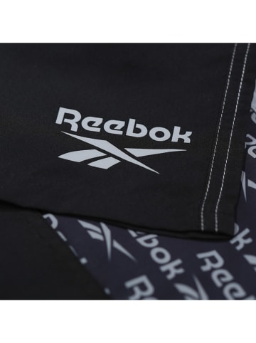 Reebok Badeshorts "Albie" in Grau/ Schwarz