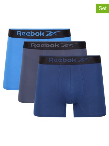 Reebok 3-delige set: boxershorts "Kyrie" blauw/grijs