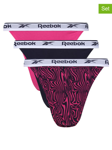 Reebok 3-delige set: slips "Verna" roze/zwart