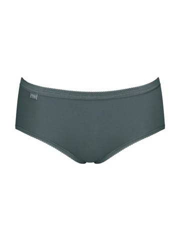 Sloggi 3er-Set: Pantys in Aubergine/ Grün/ Grau