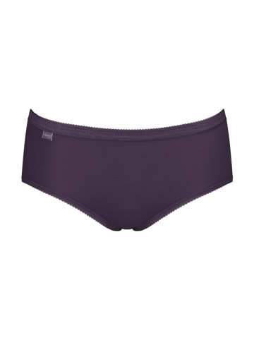 Sloggi 3er-Set: Pantys in Aubergine/ Grün/ Grau