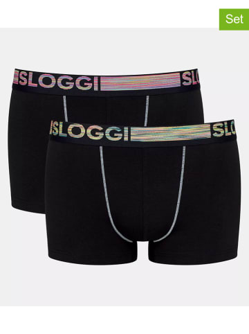 Sloggi 2-delige set: boxershorts zwart