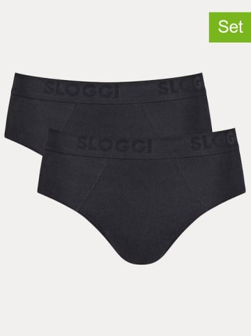 Sloggi 2er-Set: Slips in Schwarz