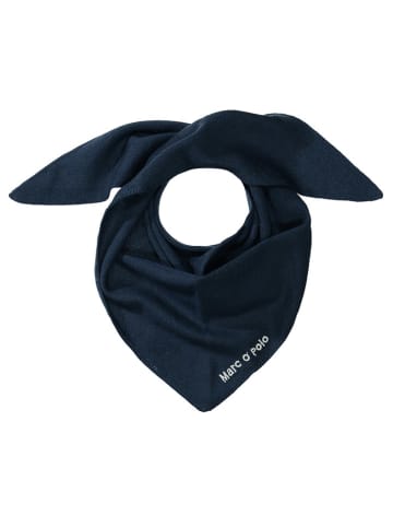 Marc O'Polo Junior Wollen driehoekige doek donkerblauw