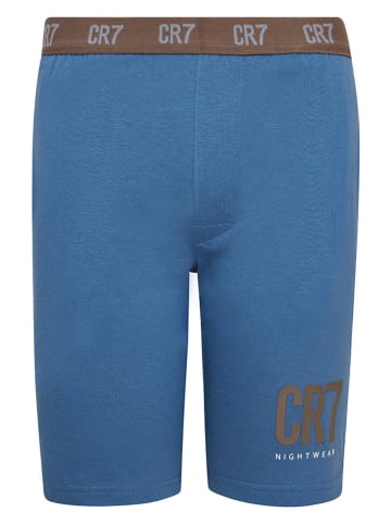 CR7 Piżama w kolorze niebiesko-jasnoszarym