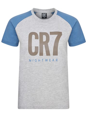 CR7 Pyjama in Blau/ Hellgrau