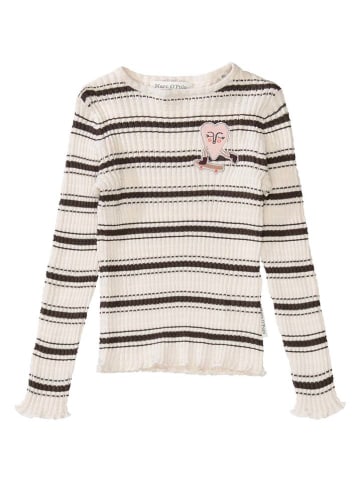 Marc O'Polo Junior Longsleeve in Creme/ Braun