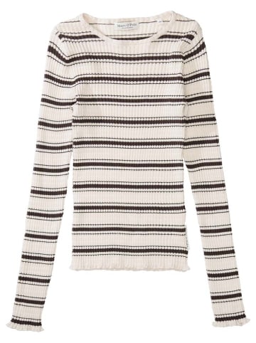 Marc O'Polo Junior Longsleeve crème/bruin