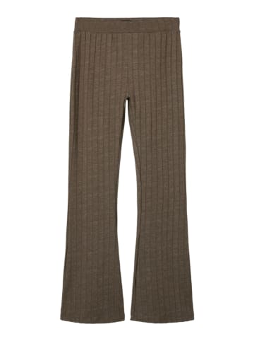 LMTD Spodnie "Flunne" w kolorze brązowym