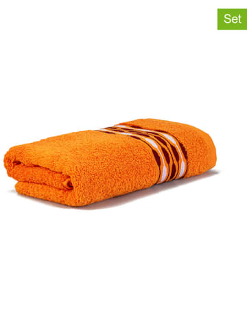 Möve for Frottana Ręcznik "Möve for frottana" (3 szt.) w kolorze pomarańczowym do rąk