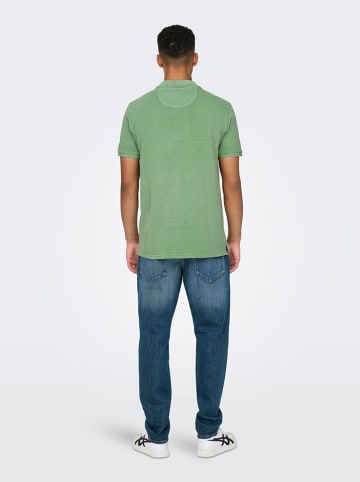 ONLY & SONS Poloshirt groen