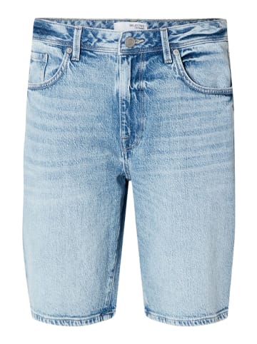 SELECTED HOMME Spijkershort lichtblauw