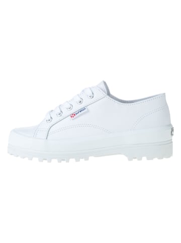 Superga Skórzane sneakersy "Alpina" w kolorze białym