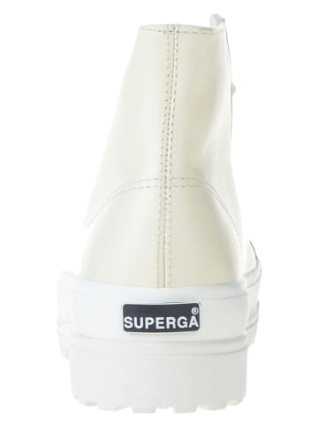 Superga Skórzane sneakersy "Alpina" w kolorze kremowym