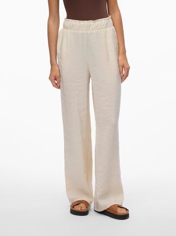 Vero Moda Broek "Queeny" crème