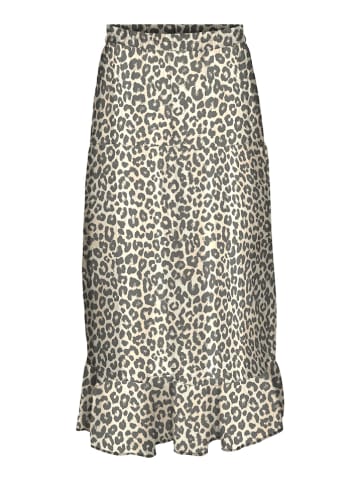 Vero Moda Spódnica "Milla" w kolorze szaro-kremowym