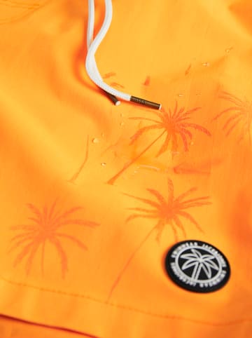 Jack & Jones Szorty kąpielowe w kolorze pomarańczowym