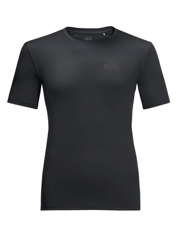 Jack Wolfskin Koszulka funkcyjna "Tech" w kolorze czarnym