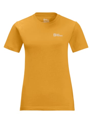 Jack Wolfskin Koszulka "Essential" w kolorze żółtym