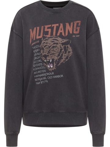 Mustang Sweatshirt in Anthrazit