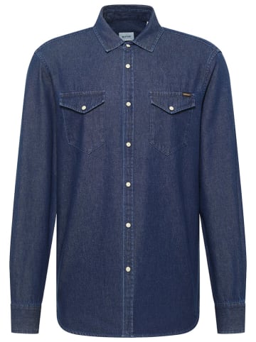 Mustang Spijkerblouse donkerblauw