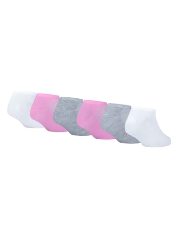 Converse 6er-Set: Socken in Weiß/ Rosa/ Grau