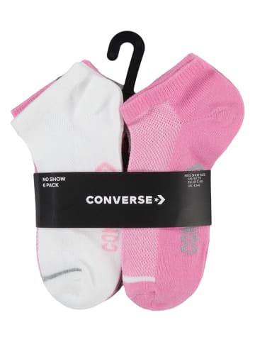 Converse Skarpety (6 par) w kolorze szarym, jasnoróżowym i białym