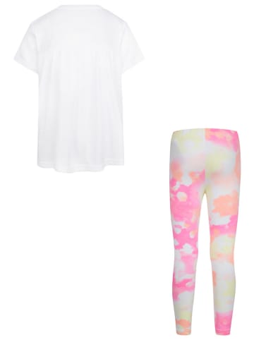 Converse 2-delige outfit geel/roze/groen